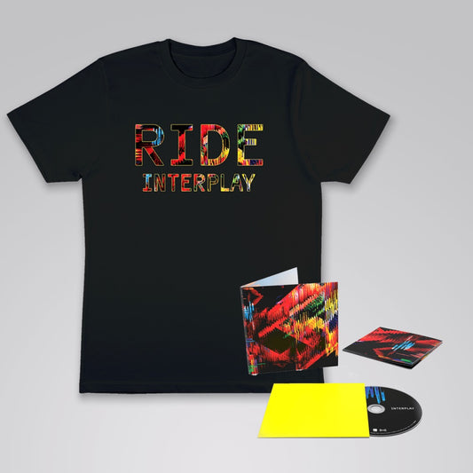 Ride / Interplay CD & Black T-Shirt Bundle