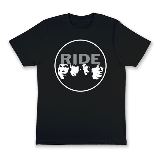 Ride / Classic Design Black T-Shirt